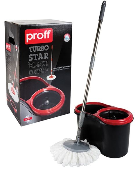 Mop Microfibre &amp; 13L Bucket Spinning Action