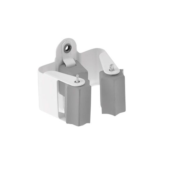 Broom Holder 2pc + Screws &amp; Plugs Set of 2