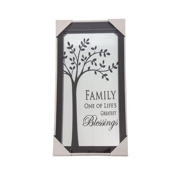 Mirror Wall Plastic With words 21x36cm