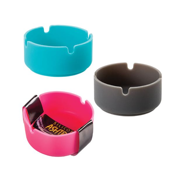Ashtray Silicone 8cm - Set of 3
