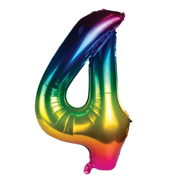 Balloon Helium Foil Rainbow 4 (106cm)