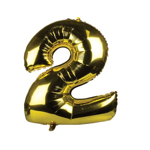 Balloon Helium Foil Gold 2 (106cm)