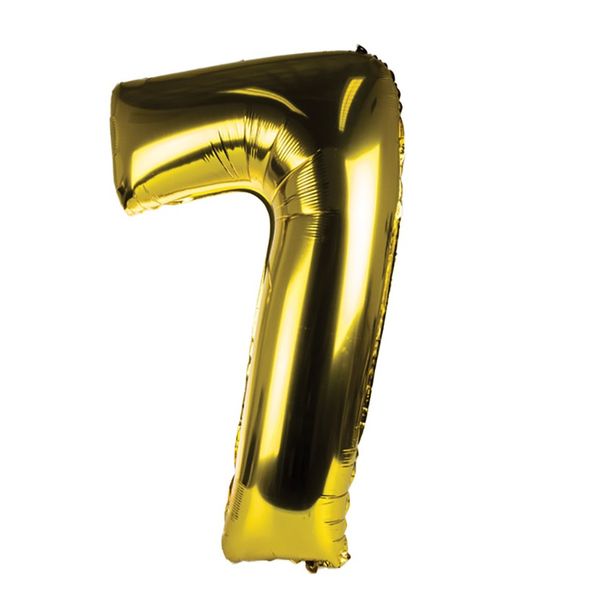 Balloon Helium Foil Gold 7 (106cm)