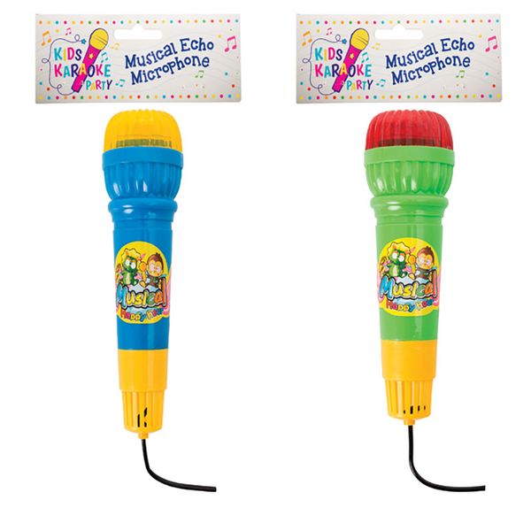 2 x Toy Musical Echo Microphone