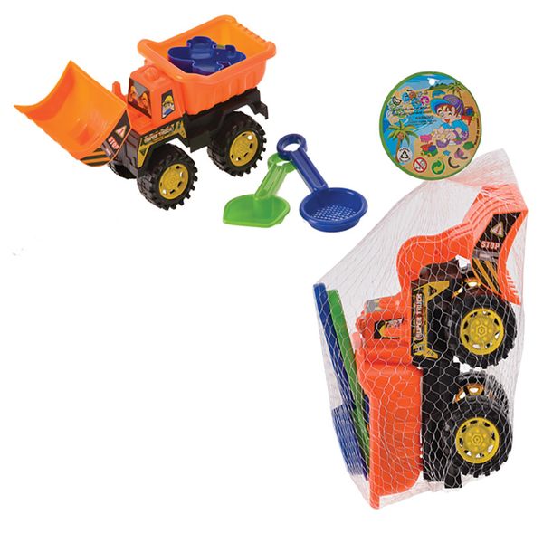 Bulk Pack x 2 Truck Beach Set 20cm (Truck with 4 Accessories)