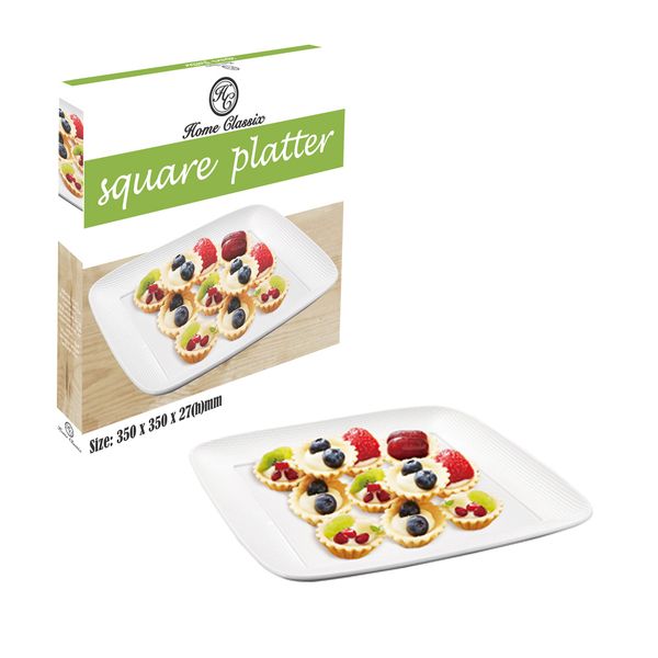 Home Classix Square Platter - 35x35x2.7cm