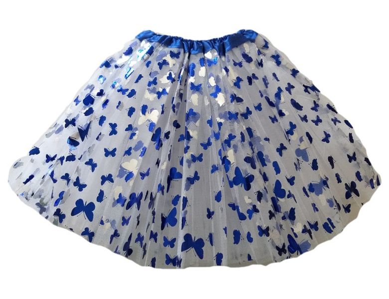 G4A - Kids Butterfly Tutu Skirt - Royal Blue