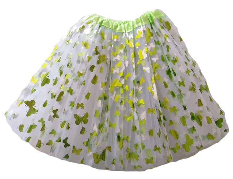 G4A - Kids Butterfly Tutu Skirt - Light Green
