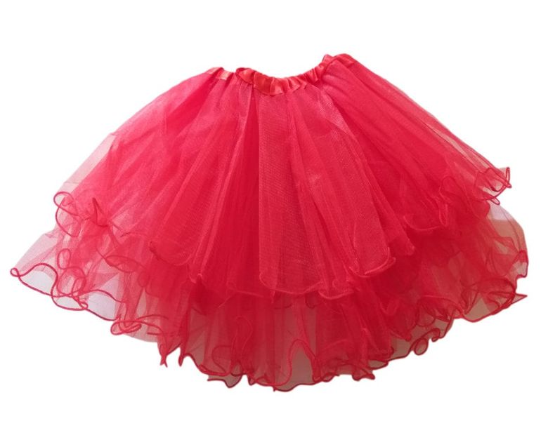 G4A - Kids Layered Tutu Skirt - Red