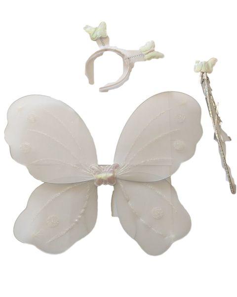 G4A - Butterfly wing set: White (Set of 3)