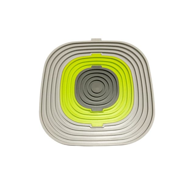 3-in-1 Heat Resistant Silicone Placemat - Light Gray