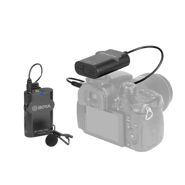 Boya 2.4GHz Dual-Channel Digital Wireless Microphone System