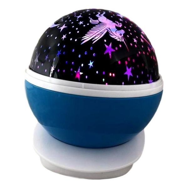 Gggles Unicorn Star Night Light - Blue