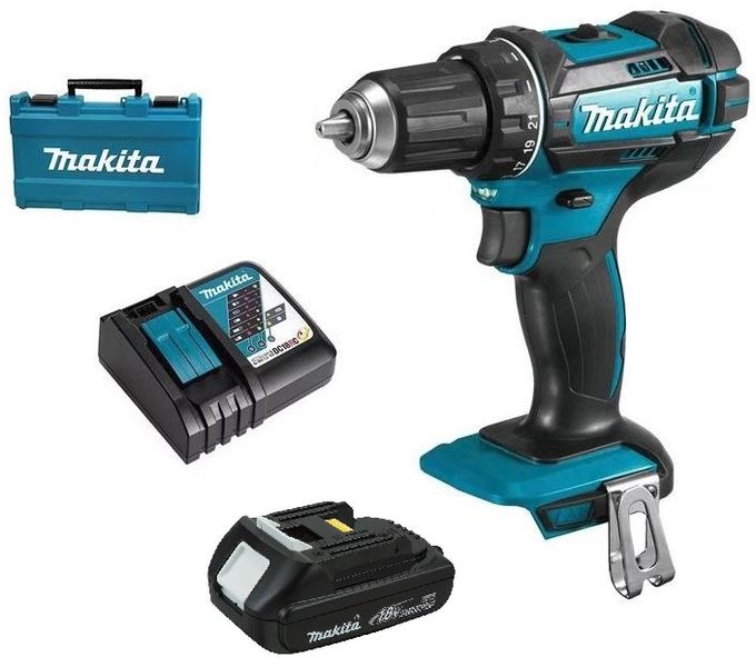 Makita DHP482ZJ 18V Cordless Driver Drill &amp; Battery / Charger Combo