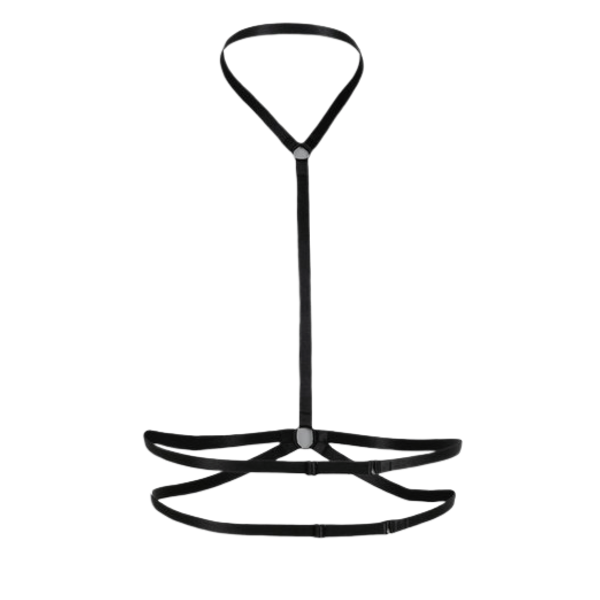 Talullah Suede - Carbon Castile Body Cage Lingerie