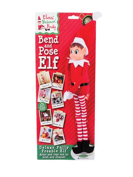 Xmas Naughty Elf Poseable 30cm