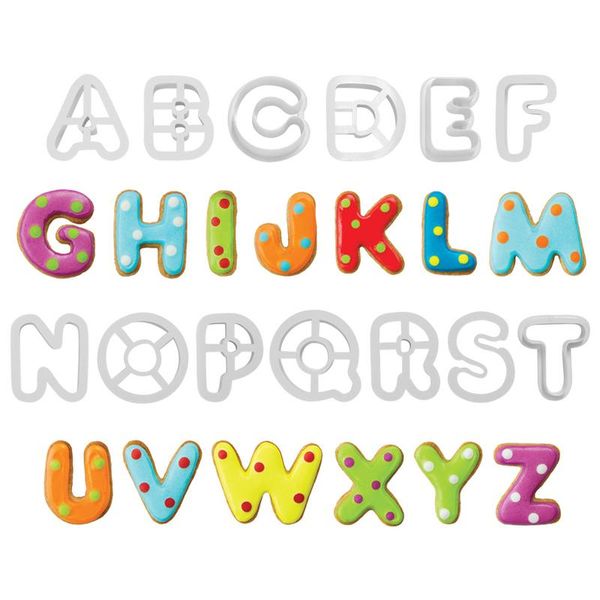 PME - Cutters for Cake Decorating - Alphabet Letters
