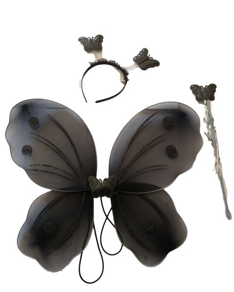 G4A - Butterfly wing set: Black (Set of 3)