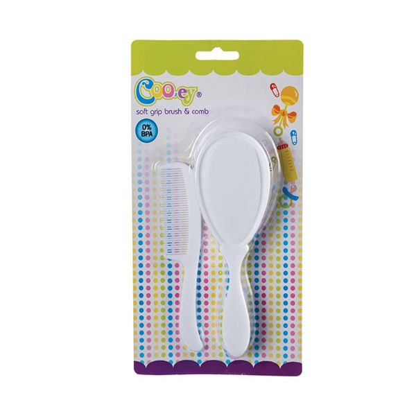 Bulk Pack x 2 Cooey Brush &amp; Comb Set 2pce Per Pack Deluxe