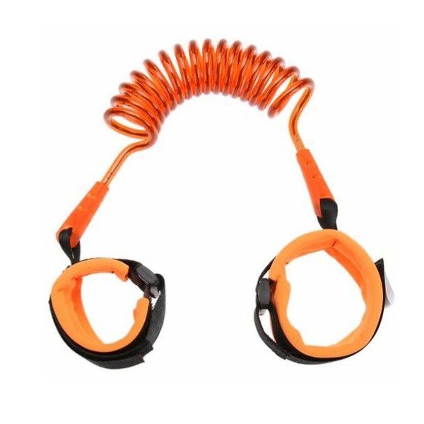Kids Safety Anti-Lost Strap/Leash Link Harness &amp; Wrist Belt Band - Orange