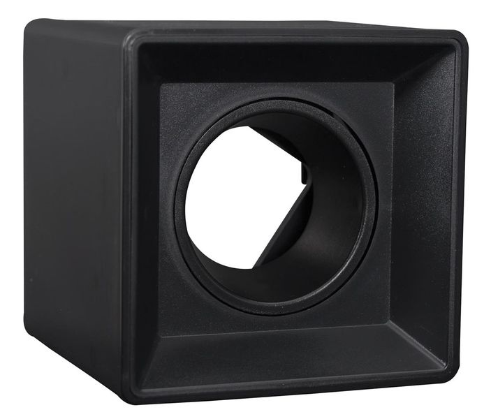 Surface Mount Square Polycarbonate Down lighter with Antiglare Ring