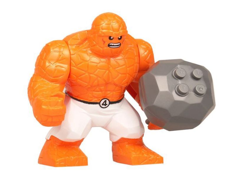 G4A - Big Super Hero (7cm) Action Figure - DECOOL 0154 - Thing, White Pants