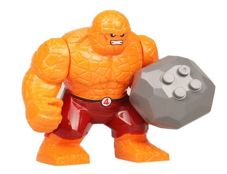 G4A - Big Super Hero (7cm) Action Figure - DECOOL 0154 - Thing, White Pants
