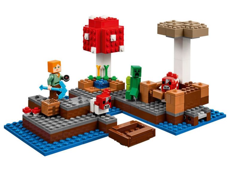 G4A - Decool 824, 252+ pcs - Steve The Mushroom Island Adventure