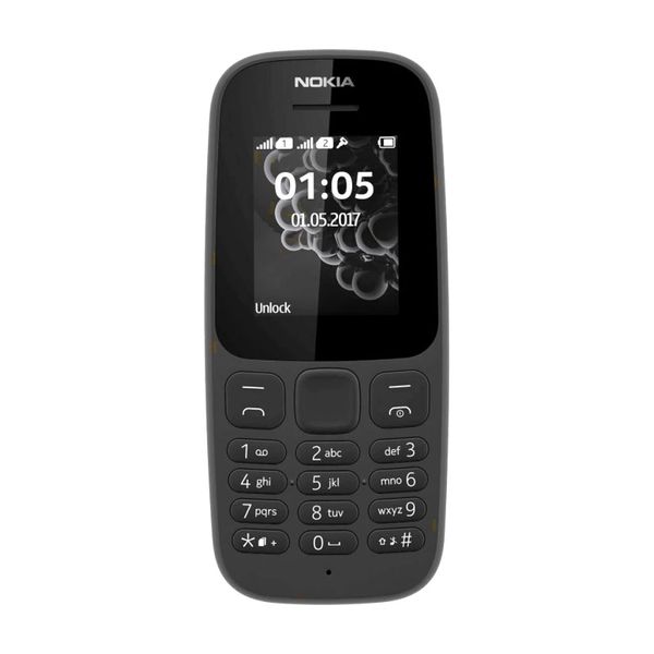 Nokia 105 Single Sim - Black