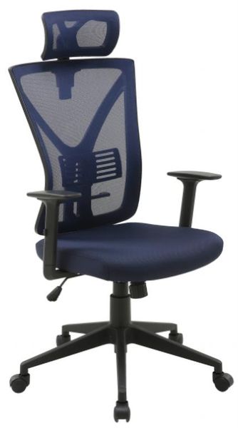Linx Santana High Back Mesh Chair - Blue