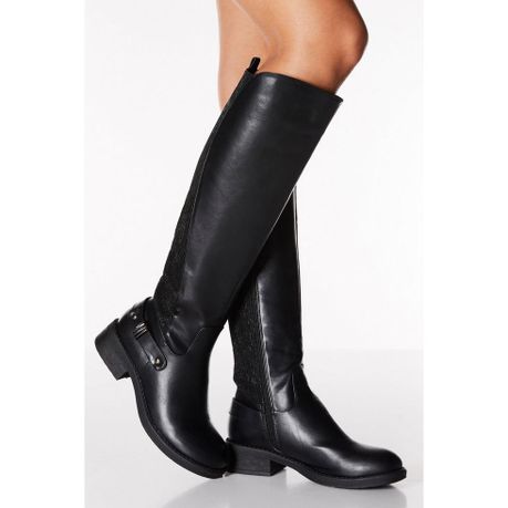 quiz knee high boots