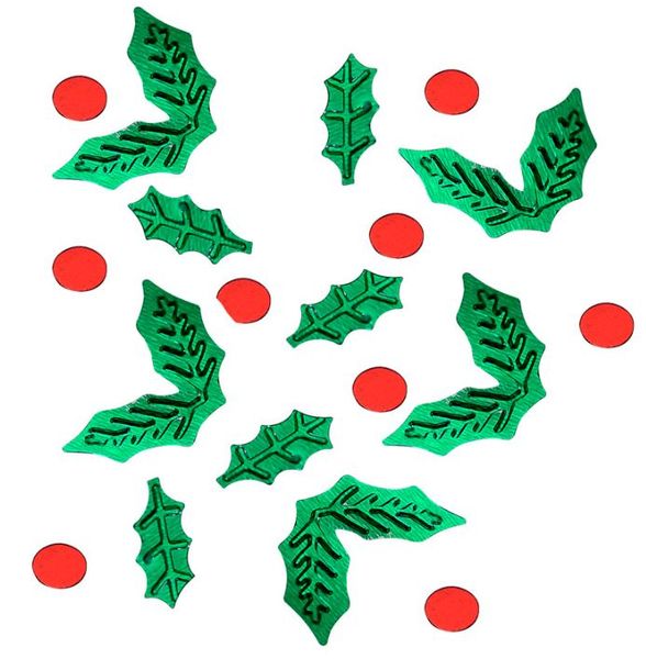 Silly Santa Confetti - Holly