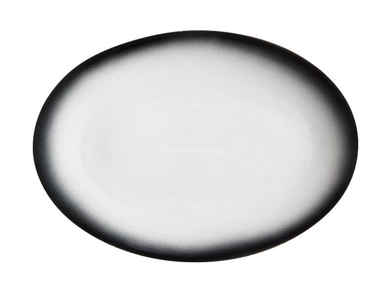 Maxwell &amp; Williams Caviar Granite Oval Platter 35 x 35cm - Set of 4