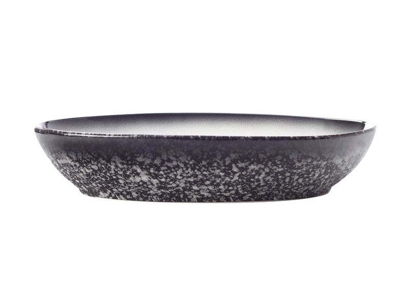 Maxwell &amp; Williams Caviar Granite Oval Bowl 30 x 20cm - Set of 2