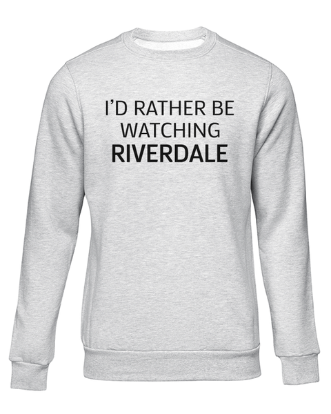 JuiceBubble I'd Rather Be Watching Riverdale Sweater -Black