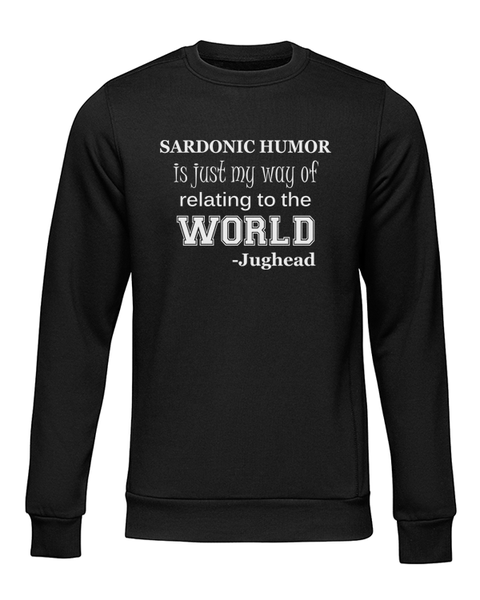 JuiceBubble Sardonic Humour Jughead Sweater -Black