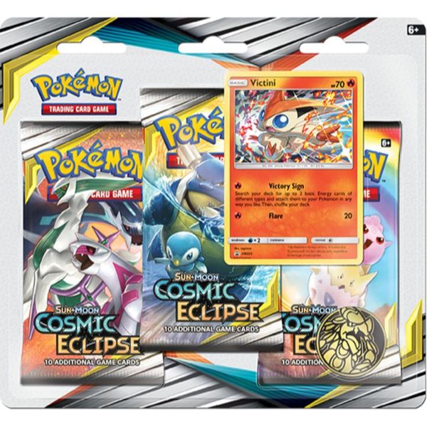 Pokémon Sun &amp; Moon 12 - Cosmic Eclipse Three-Booster Blister