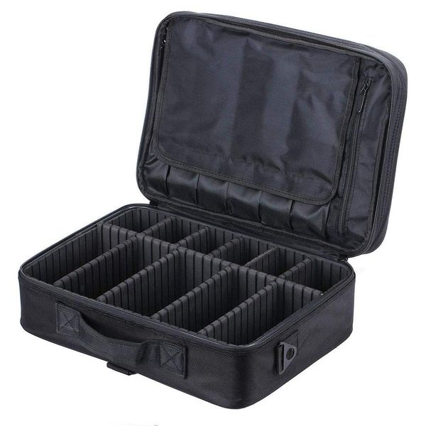 Portable Makeup Travel Storage Bag Big - Black
