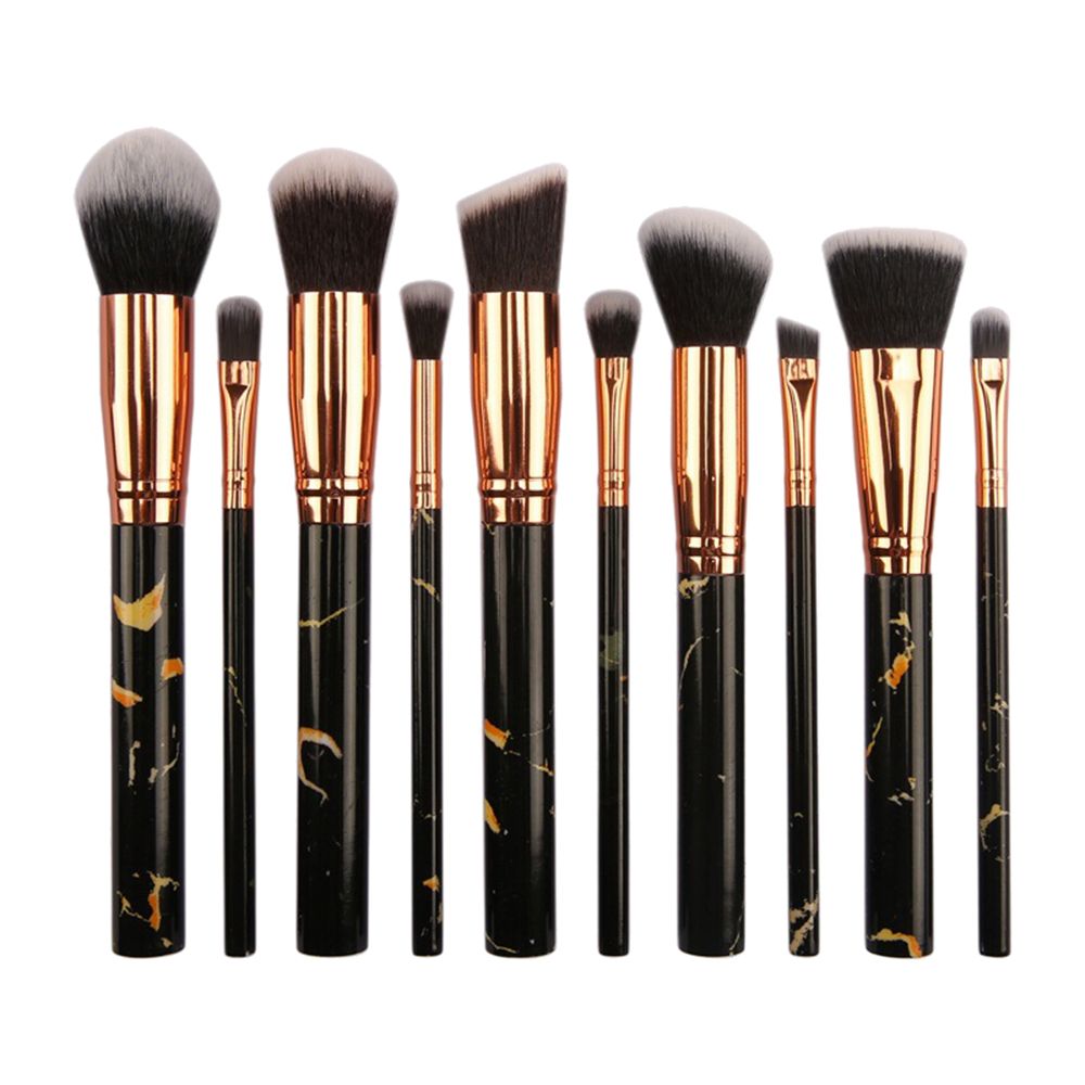 Professional 10 Piece Marble Brush Set - Black | Shop Today. Get it ...