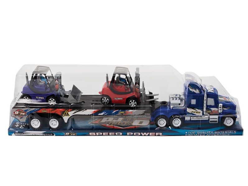 Vehicle Truck Carrier Set With Forklift