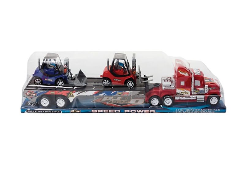 Vehicle Truck Carrier Set With Forklift