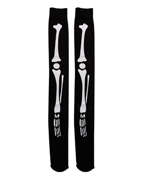 Dress Up Stockings Thigh High Skeleton