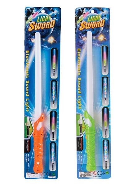 Bulk Pack x 2 Boys Playset Sword With Light &amp; Sound 45 cm