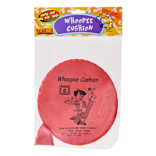 Bulk Pack x 2 Whoopee Cushion 16 x 21cm Rubber