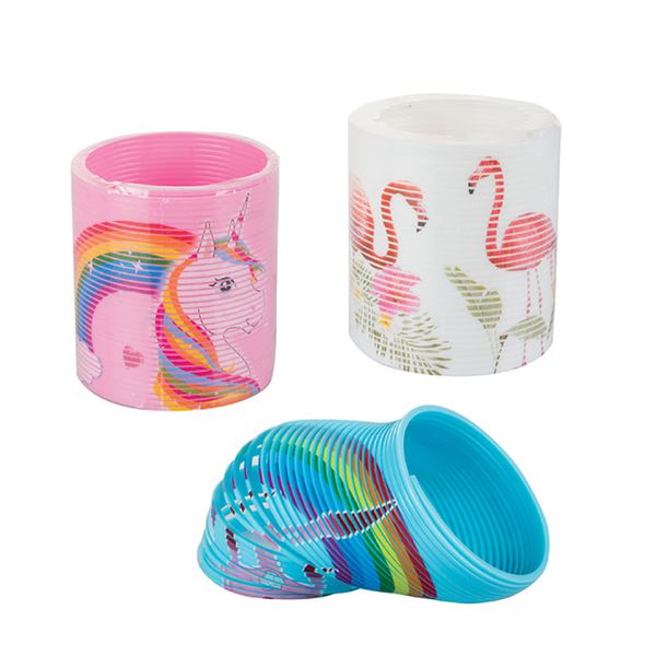 Bulk Pack x 3 Novelty Flamingo Unicorn Spring 6.5 cm