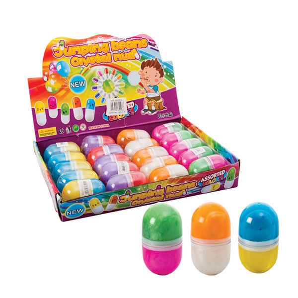 Bulk Pack x 20 Novelty Slime Bright Capsule