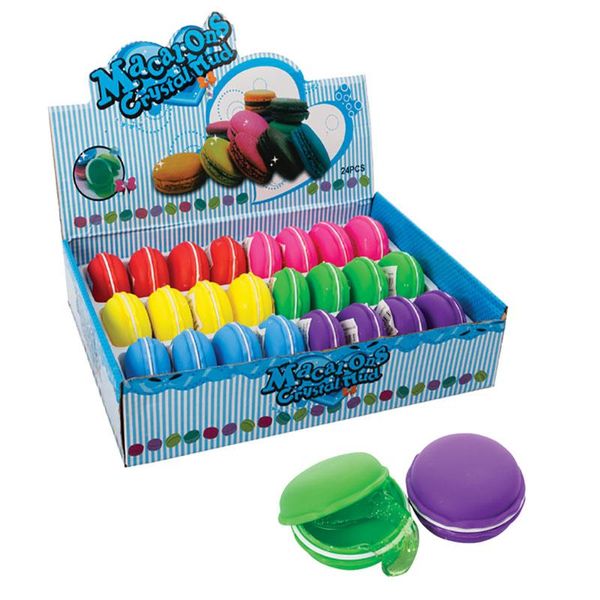 Bulk Pack x 24 Novelty Slime Macaroon