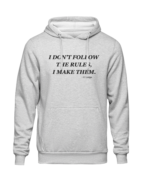JuiceBubble I Don't Follow Rules Hoodie -Grey