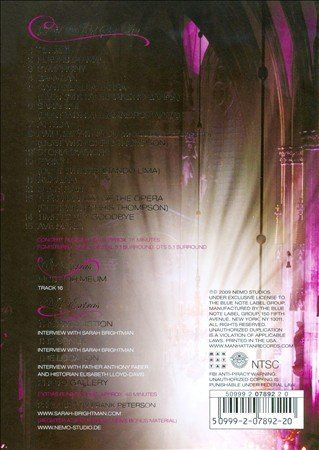 Sarah Brightman - Symphony: Live In Vienna (DVD)
