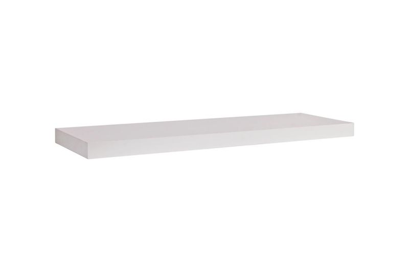 Juno Shelves - Floating Medium - White Wood Grain